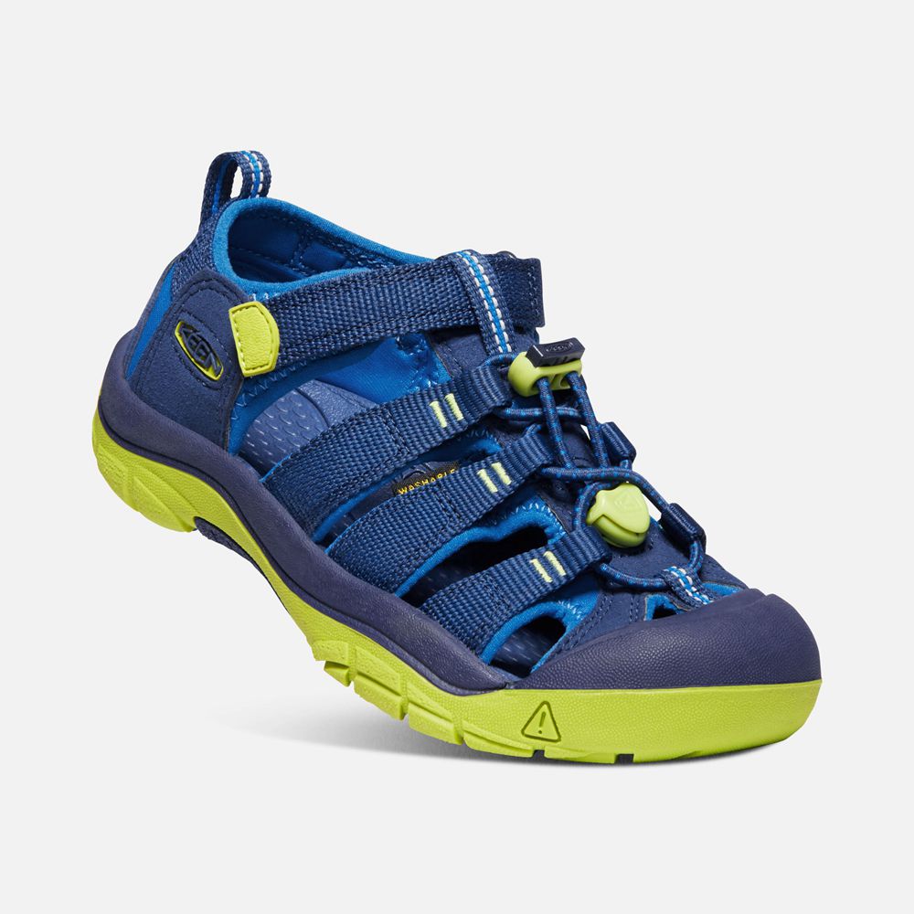 Sandales Keen Enfant Bleu/Vert | Newport H2 | VTPLE-8371